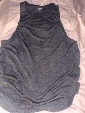 Mossimo Supply Co. Charcoal Racerback Tank Top